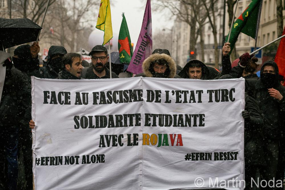 Paris - 06/02/2018 - Manifestation contre la sélection à l'université