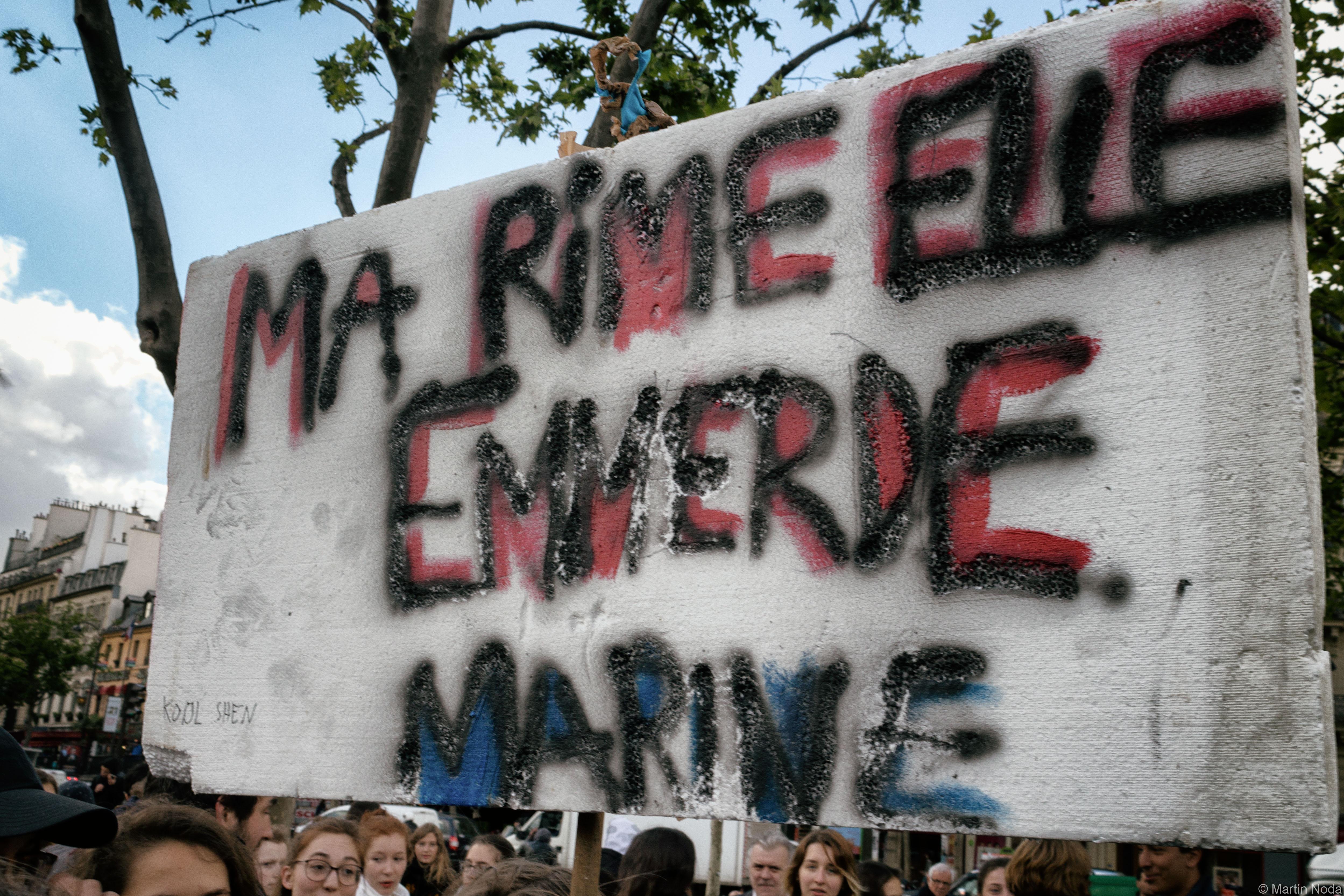 Paris - 27/04/2017 - Manifestation lycéenne