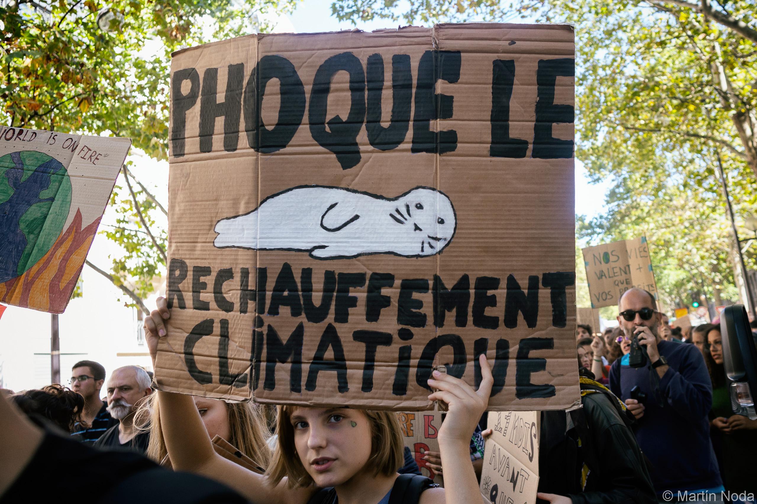Grève de la jeunesse pour le climat à Paris. 20/09/2019