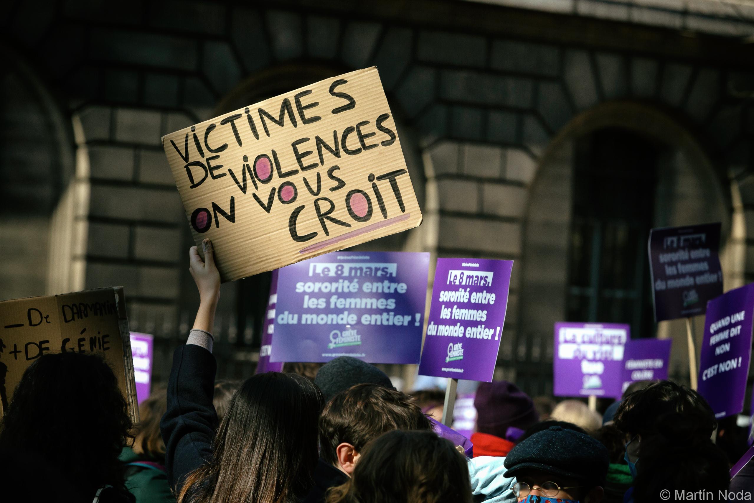 Journée de grève et manifestation pour les droits des femmes, Paris, 8 mars 2021.